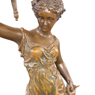 French Bronze Lamp