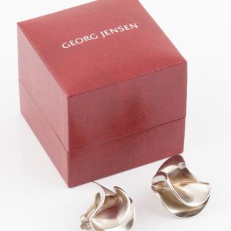 GEORG JENSEN DANISH STERLING SILVER EARRINGS