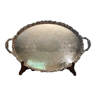 Sterling Silver (Bordered) Serving Tray