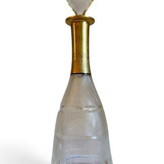 Moser “Splendid” Gold Encrusted Crystal Decanter