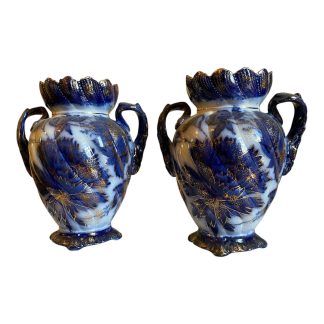Early English Pair of Vases